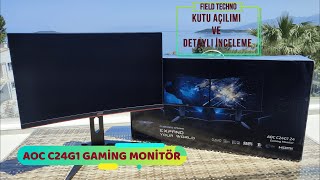 AOC 24 İnç C24G1 Curved Oyuncu Monitörü İncelemesi [upl. by Goodspeed787]