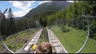 Rodelbahn Alpine Coaster Imst Austria Full ride in HQ 1080p 25fps Go Pro Hero3 Black Edition [upl. by Rahm475]