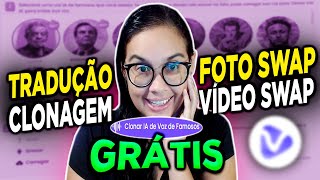 Ferramenta de IA Grátis e Completa para Fazer CLONAGEM  TRADUÇÃO  FACE SWAP  VÍDEO SWAP [upl. by Rees573]