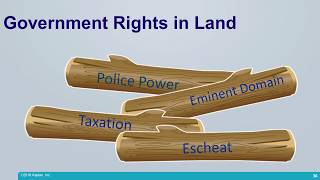 Real Estate Exam Prep Government Rights in Private Land [upl. by Erena]