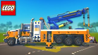 The Lego Heavy Duty Tow Truck  Lego Builds in Scrap Mechanic [upl. by Yup]