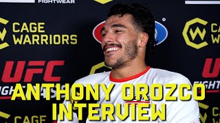 CW 177 Anthony Orozco PostFight Interview [upl. by Colinson563]