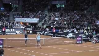 Maria Sharapova vs Li Na champ point amp winner ceremony Pt 1  Porsche Tennis Grand Prix 2013 [upl. by Janka702]