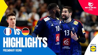 That could have been a final 😰  France vs Germany  Highlights  Mens EHF EURO 2024 [upl. by Novy]