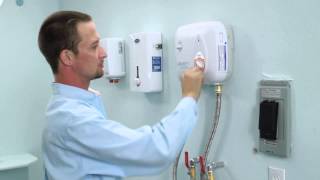 Installation of Electric Tankless Water Heater [upl. by Valida]