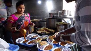 A Pav Bhaji Making Master shows us his Indian Street Food Recipe at quotKanaiya Paubhaji Centrequot Kadod [upl. by Lela772]