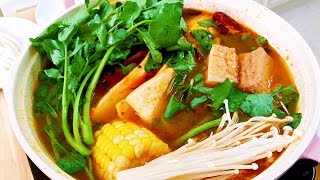 How to Cook Authentic Spicy Sichuan Hot Pot CiCi Li  Asian Home Cooking Recipes [upl. by Khajeh636]