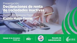 Declaraciones de renta de sociedades inactivas [upl. by Aisanat]