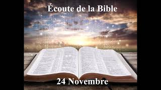 Écoute de la Bible du 24 Novembre [upl. by Allina]