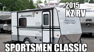 2015 Sportsmen Classic 16FKTH Toy Hauler Review  Travel Trailer [upl. by Avalsorim]