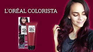 DYEING MY HAIR RED  LOREAL COLORISTA REVIEW [upl. by Mcgee]