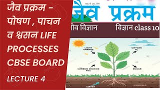 जैव प्रक्रम  पोषण  पाचन व श्वसन Life Processes ✅Class 10 विज्ञान Hindi medium✅एकदम basic से [upl. by Nolyarg723]