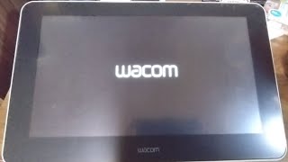 Wacom One DTC1332021年製 起動時 タブレット ペンタブレット ペンタブ 液晶タブレット 液タブ 液晶 Wacom [upl. by Aidnic605]