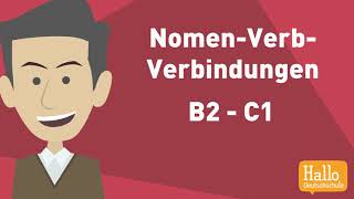 Deutsch lernen B2 C1  NomenVerbVerbindungen  Wortschatz [upl. by Deevan]