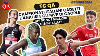 TG QA Commento ai Campionati Italiani Cadetti e gli MVP [upl. by Mauretta717]