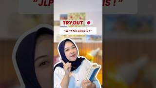 TRYOUT JLPT N4🥳jlpt bahasajepang 日本語 basicjapanese bahasajepangpemula samasamabelajar [upl. by Jaddan]