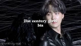 bts  21st century girls  sped up [upl. by Kendyl]