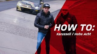 nring RacingLine  Steilstreckenkurve Caracciola Karussell Hohe Acht [upl. by Erhard623]