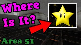 The Unsolved Mystery of the Invincibility Star Roblox Area 51 [upl. by Ludwog]