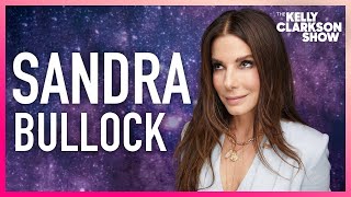 Sandra Bullock Teases She Didnt Vote For Kelly On American Idol [upl. by Kcirdnek]