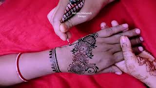 😱✨ Simple Mehndi DesignNew Mehndi Design Indian Style Back HandHater Talur Mehndi Design [upl. by Ofilia]