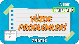 Yüzde Problemleri 📘 tonguçCUP 3Sezon  7MAT13 2024 [upl. by Chessa849]