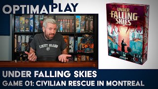 Under Falling Skies Campaign Playthrough Game 1  Montreal  Optimal Play [upl. by Valley]