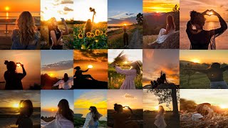 sunset photo poses for girls  sunset photo pose [upl. by Mullins426]