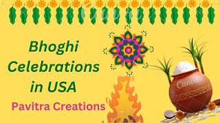 Bhogi celebration in USA  Pavitra Creations [upl. by Jenda]