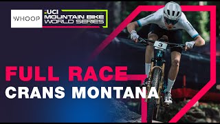 FULL RACE  Men’s U23 XCO World Cup Crans Montana  UCI Mountain Bike World Series [upl. by Bigg]