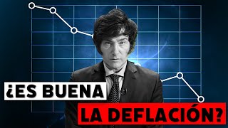 ¿Es positiva la deflación que defiende Javier Milei [upl. by Yorgerg140]