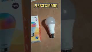 wipro SMART BULB 9W BIG PROBLEM 💡💡😂😂 [upl. by Ahsiekit284]