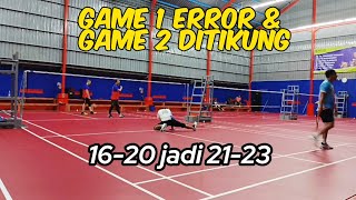 Ketika banyak error dan poin ditikung tajam  Nice sound racket badminton [upl. by Zerdna]