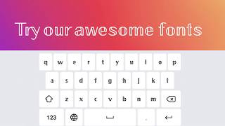 Fonts Font Keyboard amp Text Faces [upl. by Swayne159]