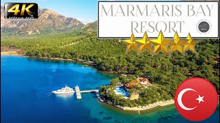 4K MARMARIS BAY RESORT 2024 GOOD BEACH HOTEL DALAMAN MUGLA TURKEY [upl. by Weisbrodt398]