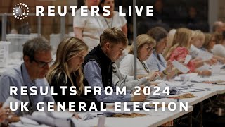 LIVE Results from 2024 UK general election  REUTERS [upl. by Ark]