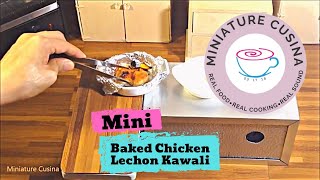 Mini Cooking Toys Baked Chicken Lechon Kawali Kitchen Toys Cooking Real Food [upl. by Aisenet]