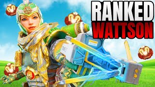 Ranked gameplay CONTROLLER Wattson Season 24 Apex Legends  NO RECOIL [upl. by Aden]