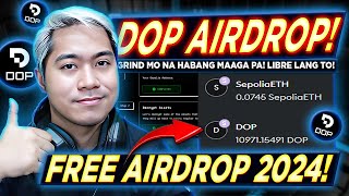 DOP FREE AIRDROP 2024  How to TestNet Step by Step Full Guide Tagalog [upl. by Salsbury]