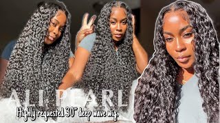 YOU NEED THIS 🔥 30quot DEEP WAVE WIG FROM ALI PEARL HAIR [upl. by Bultman218]