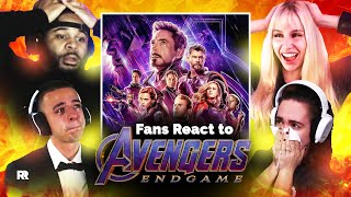 They finally LOST IT FIRST TIME watching Avengers Endgame 2019 Reaction Mashup [upl. by Aneej]