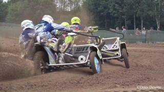 World championship sidecarcross Lommel 08072017 qualifying [upl. by Diad]