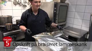 Braiseret lammeskank Restaurant Olive i Århus [upl. by Aivila]