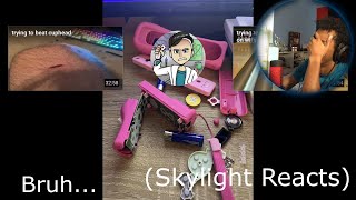 Cmon Mayne 🤣  Me Vs The Most Indestructible Wii Remote Ever  Skylight Reacts [upl. by Olsen]