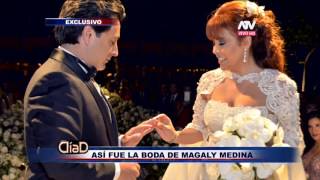 Revisa todo el glamour de la boda de Magaly Medina [upl. by Sallee229]