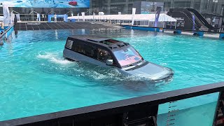 BYD Yangwang U8 Emergency water floating mode [upl. by Yllek]