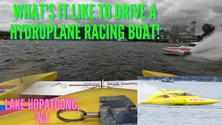 Whats it like to ride in a Hydroplane Racing boat [upl. by Eixirt]