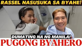 RASSEL NASUSUKA SA BYAHE  DUMATING NA NG MANILA PUGONG BYAHERO MAY NAKALIMUTAN DALHIN [upl. by Gilder]