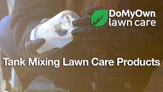 Tank Mixing Lawn Care Products  DoMyOwncom [upl. by Ardnasela]