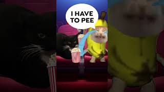 Banana Cat Cry  Dirty Toilet 💩🚽🤣 [upl. by Halas274]